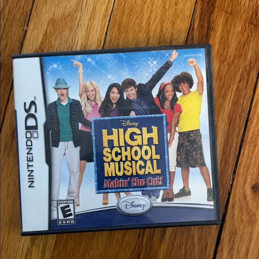 Disney High School Musical DS Game with Blue and Yellow Cover
